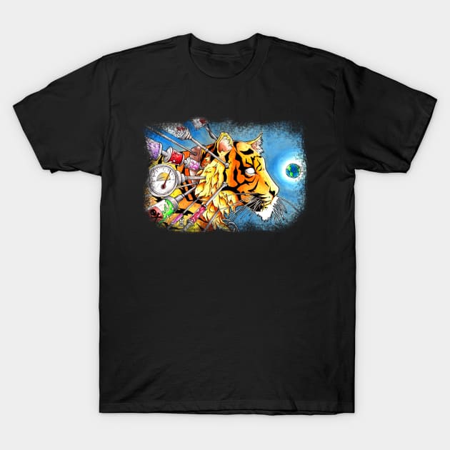 Chemical Tiger T-Shirt by misterapathy